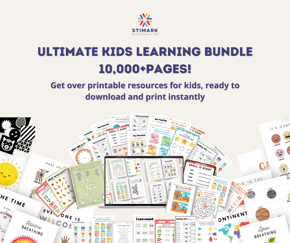 Stimark - Over 10,000 Printable Educational Resources kids bundle